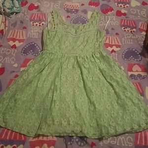 Green dress